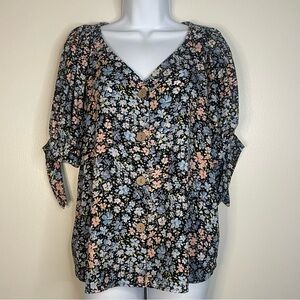Floral Print Lauren Conrad Top